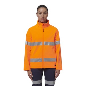Ladies Jackets: King Gee Women's Reflective Soft Shell Jacket (K45007)