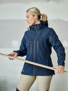 Ladies Jackets: Bisley Women's Flx & Move™ Hooded Soft Shell Jacket (BJL6570)