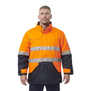 Hi Vis Jackets: King Gee Hi-Vis Reflective Waterproof Insulated Jacket (K55010)
