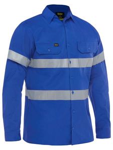 Work Shirts: Bisley Taped Cool Lightweight Drill Shirt (BS6883T)