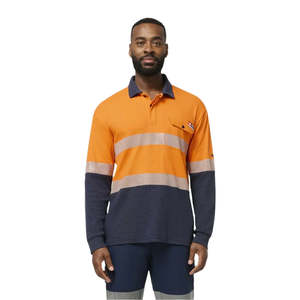 King Gee Shieldtec FR Hi-Vis Spliced Polo with FR Tape (K84008)