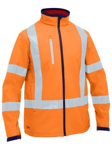 Bisley X Taped Hi Vis Soft Shell Jacket (BJ6059XT)