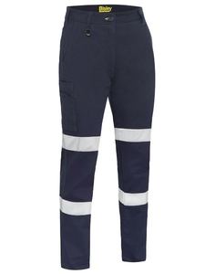 Ladies Pants: Bisley Woman's Taped Stretch Cotton Drill Cargo Pants (BPLC6008T)