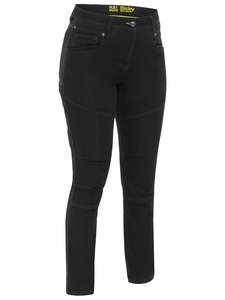 Ladies Work Denims: Bisley Women's Flx & Move Denim Jeans (BPL6137)