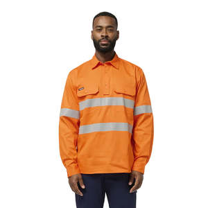 Hi Vis Shirts: King Gee Originals Hi Vis Closed Front Shirt (K54934)