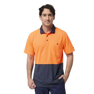 Hi Vis Polos: King Gee Originals Hi-Vis Spliced Polo (K54929)