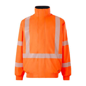 Hi Vis Jackets: King Gee Orignals NSW Rail Hi Vis Bomber Jacket (K55045)