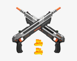 DOUBLE THE FUN ADVANCED COMBAT TWO PACK WITH TWO FREE LASERS!