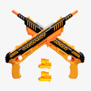 DOUBLE THE FUN ORANGE CRUSH TWO PACK WITH TWO FREE LASERS!