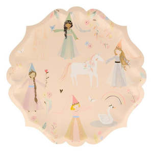 Plates: Meri Meri Magical Princess Plates - Dinner 8 Pkt
