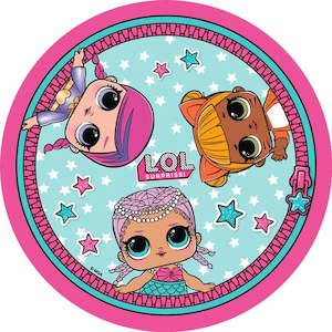 Lol Surprise Dolls Party: LOL Surprise Stars Edible Cake Image