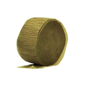 Aladdin Party: Gold Crepe Streamer