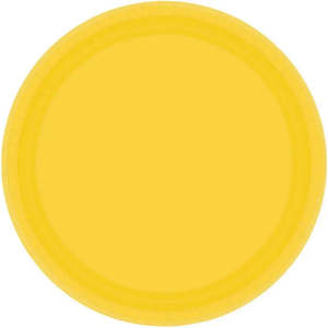 Lego Movie Party: Eco Yellow Sunshine Plates - Lunch 20 Pkt