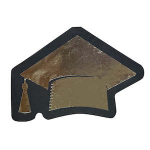 Graduation Cap Shaped Napkins - 16 Pkt