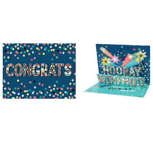Graduation Party: Congratulations Card - Paper Pop up Card