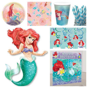 Little Mermaid Party: Premium Little Mermaid Party Pack for 8 - SAVE 50%