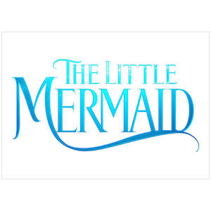 Little Mermaid Party: The Little Mermaid 2023 Logo A5 Edible Icon