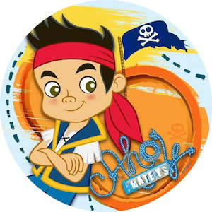 Jake and the Never Land Pirates Edible Cake Image