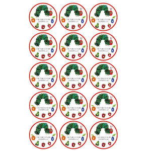 The Very Hungry Caterpillar Party: The Very Hungry Caterpillar Edible Cupcake Images