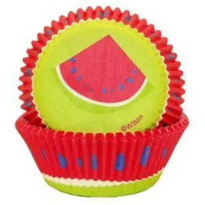 The Very Hungry Caterpillar Party: Wilton Summer Watermelon Cupcake Papers - 75 Pkt