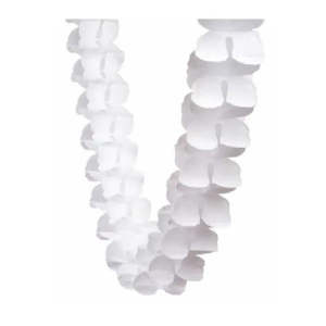 The Nightmare Before Christmas Party: Five Star White Honeycomb Garland - 4 Metres