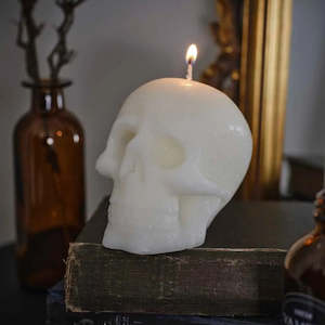 Ginger Ray Skull Halloween Candle
