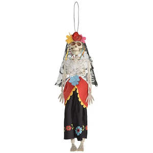 Day Of The Dead Party: Day Of The Dead Skeleton Bride Hanging Decoration