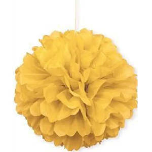 Sunflower Yellow Tissue Pom Pom