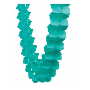 Five Star Classic Turquoise Honeycomb Garland - 4 Metres