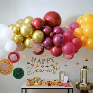 Diwali Party: Ginger Ray Diwali Balloon Arch Kit