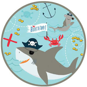 Ahoy Birthday Edible Cake Image