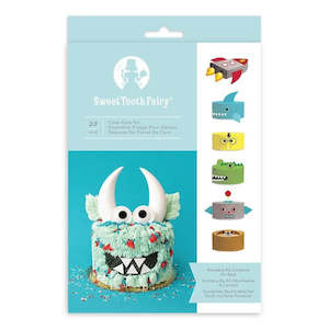 Shark Party: Sweet Tooth Fairy Monsters & More Cake Face Kit