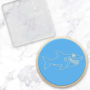 Shark Party: Shark Debosser Stamp