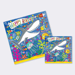Rachel Ellen Shark Jigsaw Card