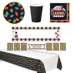Casino Party: Casino Party Essentials - 46 Pc - SAVE 10%