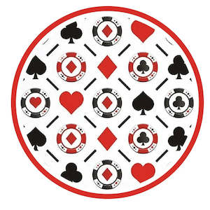 Casino Edible Cake Image