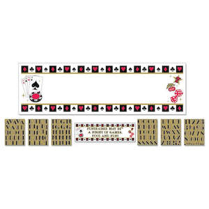 Casino Party: Casino Place Your Bets Personalised Banner