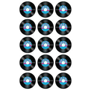 Classic 50s Rock & Roll Edible Cupcake Images