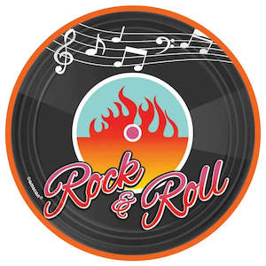 Classic 50s Rock & Roll Edible Cake Image