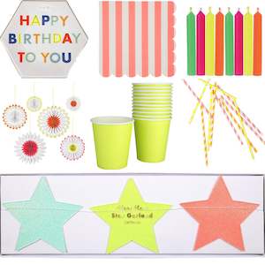 Meri Meri Neon Party Pack