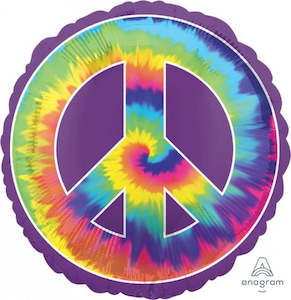 Feeling Groovy Peace SuperShape Foil Balloon