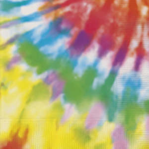 Tie Dye Swirl Napkins - Lunch 16 Pkt