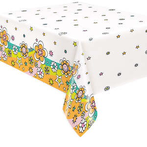 60s Party: Flower Power Tablecover