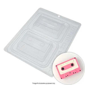 Cassette Tape Plastic Candy Mould #1424