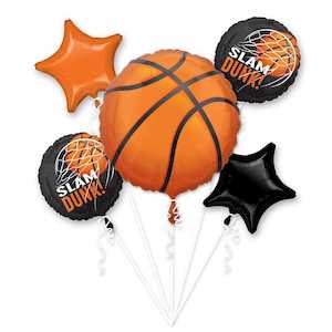 Nothin But Net Basketball Balloon Bouquet