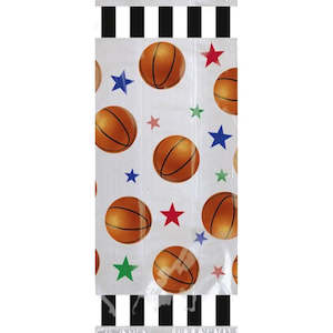 Basketball Party: Basketball Fan Cellophane Party Bags - 20 Pkt