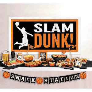 Basketball Party: Nothin But Net Basketball Buffet Decorating Kit