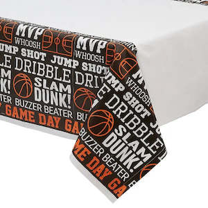 Basketball Party: Nothin But Net Basketball Tablecover