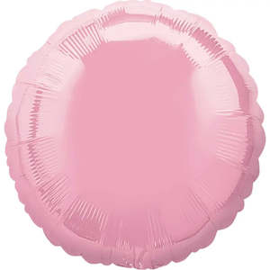 Iridescent Pearl Pink Round Foil Balloon