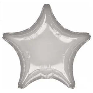 Metallic Silver Star Foil Balloon